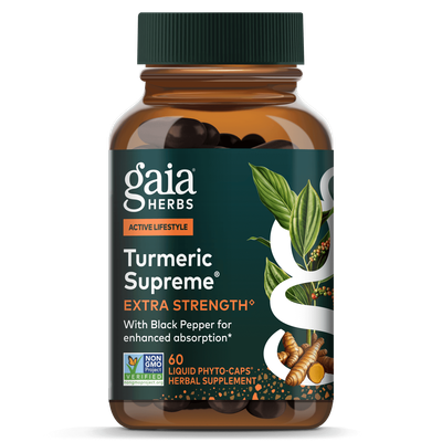 Gaia Herbs - Turmeric - 60 Veg Capsules