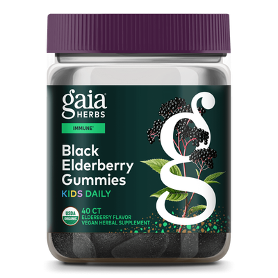 Gaia Herbs - Kids Elderberry Gummy - 40 Gummies