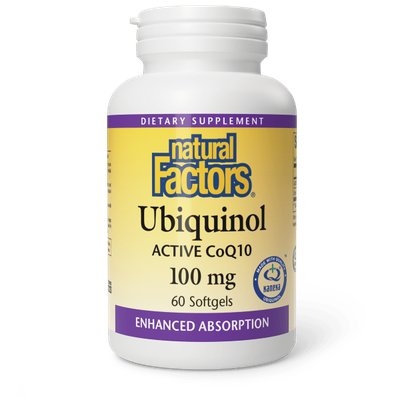 Natural Factors - Ubiquinol QH Bonus Pack - 60 Softgels