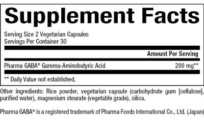 Natural Factors - Stress-Relax Pharma Gaba - 60 Capsules