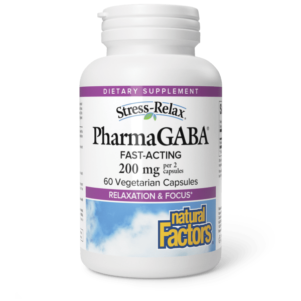 Natural Factors - Stress-Relax Pharma Gaba - 60 Capsules