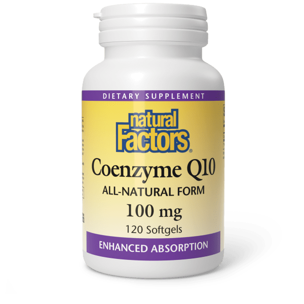 Natural Factors - CoQ-10 100 mg Twin Pack - 120 Softgels