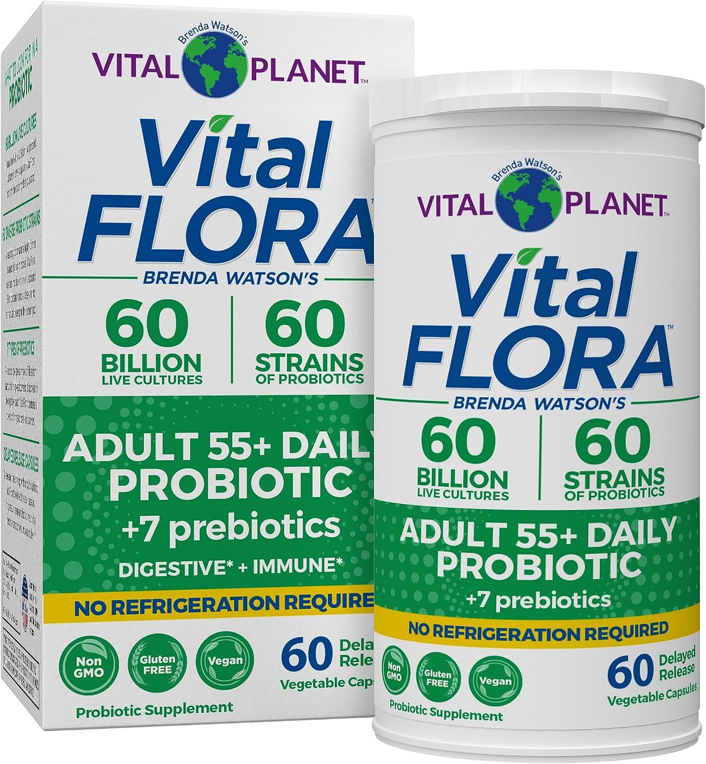 Vital Planet - Adult 55+ Daily Shelf Stable - 60 Capsules