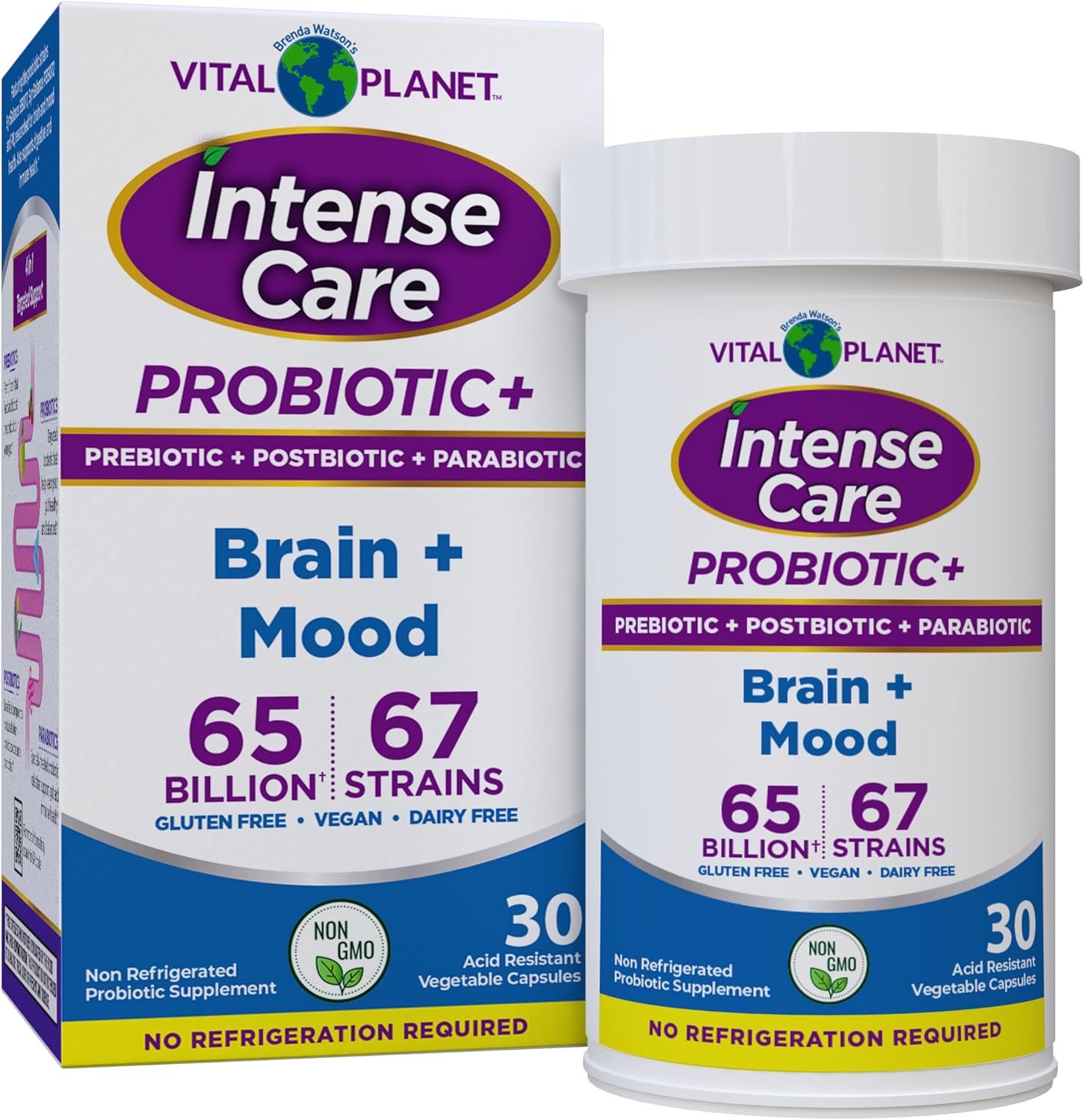 Vital Planet - Intense Care Brain + Mood - 30 Capsules