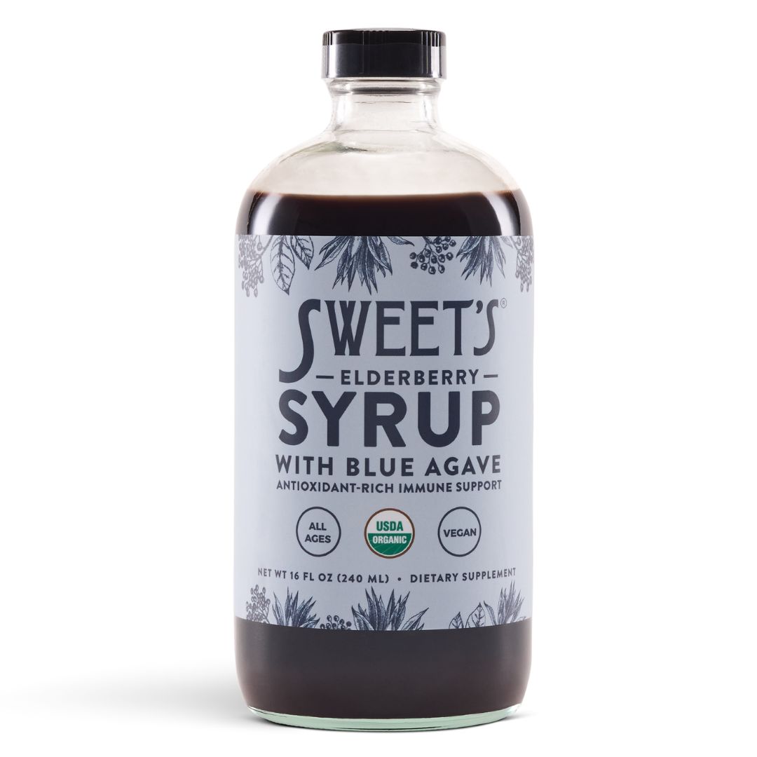 Sweets Elderberry - Syrup with Blue Agave - 16 oz