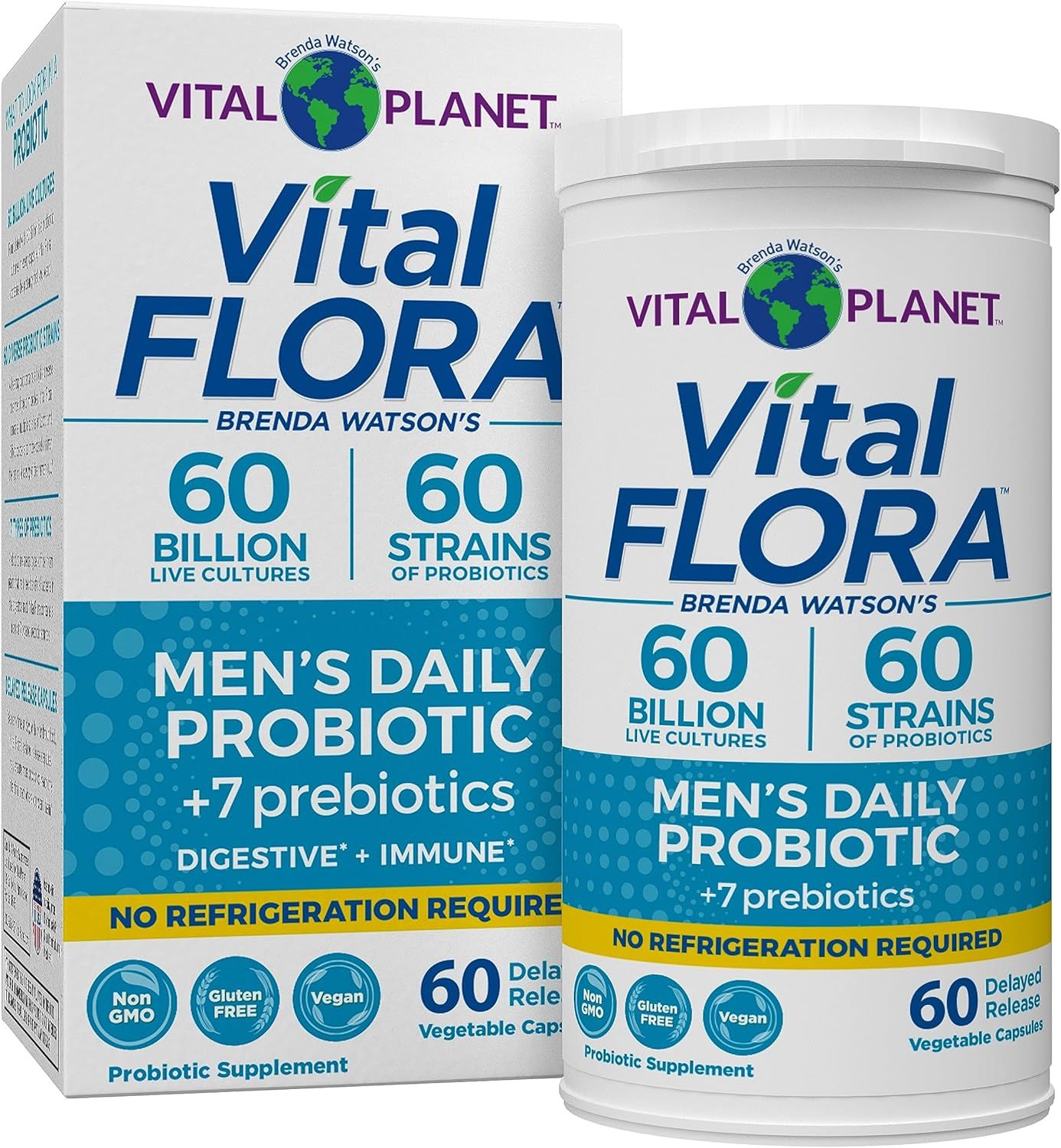 Vital Planet - Mens Daily Shelf Stable - 60 Capsules