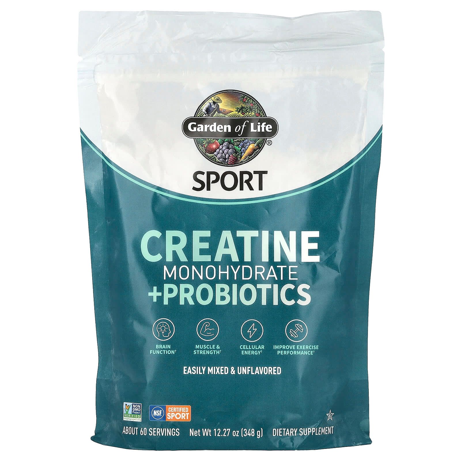 Garden of Life - Sport Creatine + Probiotics - 348 g