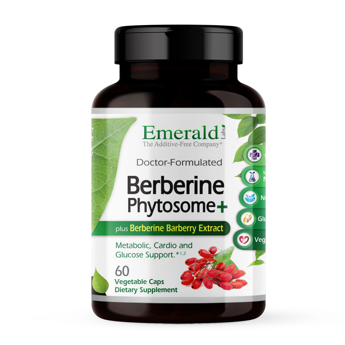 Emerald Labs - Berberine Phytosome+ - 60 Veg Capsules