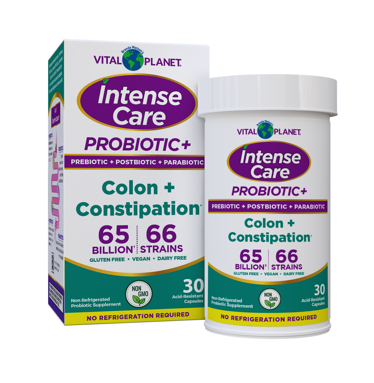Vital Planet - Intense Care Colon + Constipation - 30 Capsules