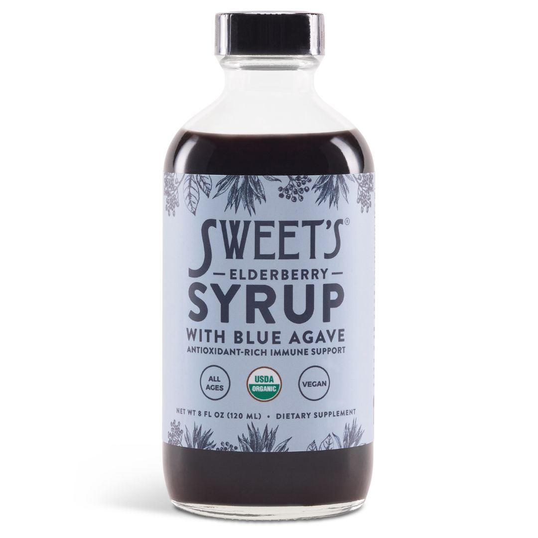 Sweets Elderberry - Syrup with Blue Agave - 8 oz