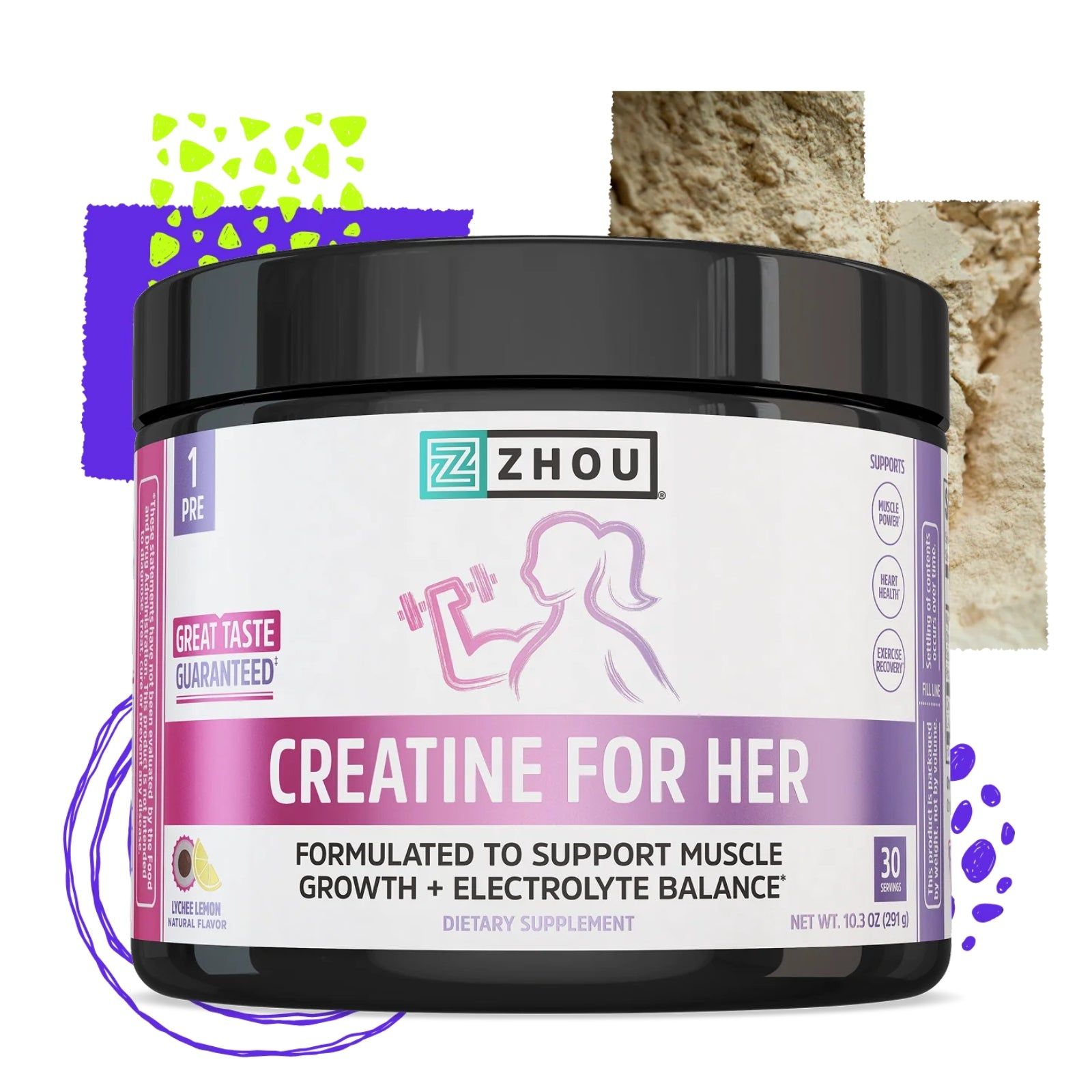 Zhou - Creatine for Her - 10.3 oz