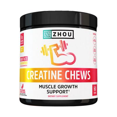 Zhou - Creatine Chews Pink Lemonade - 60 ct