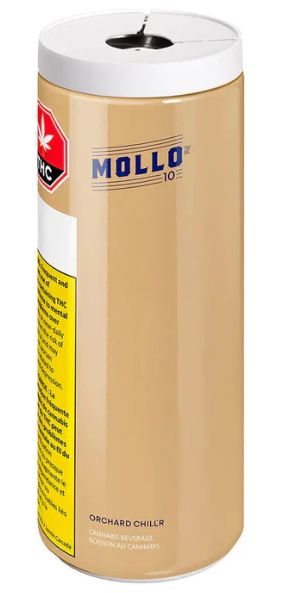 Crisp Apple Orchard Chiller Cider (THC:CBG) (355mL) Beverage, Mollo Crisp Apple Orchard Chiller Cider (THC:CBG) (355mL) Beverage, Mollo