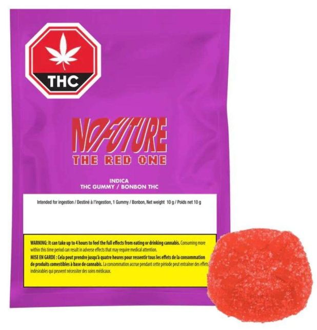 Red THC 10mg, No Future (1/pk) Soft Chew