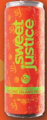 Pacific Island Punch, Sweet Justice (355ml) Sparkling Beverage