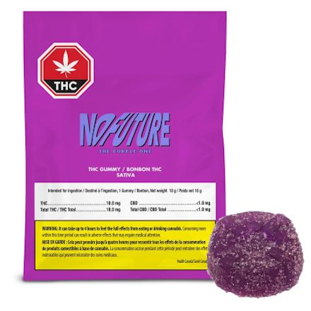 Purple Sativa THC, No Future (1/pk) Soft Chew