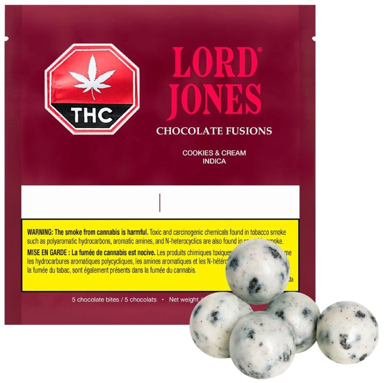 Cookies & Cream Chocolate Fusions, Lord Jones (5/pc) Chocolates Cookies & Cream Chocolate Fusions, Lord Jones (5/pc) Chocolates