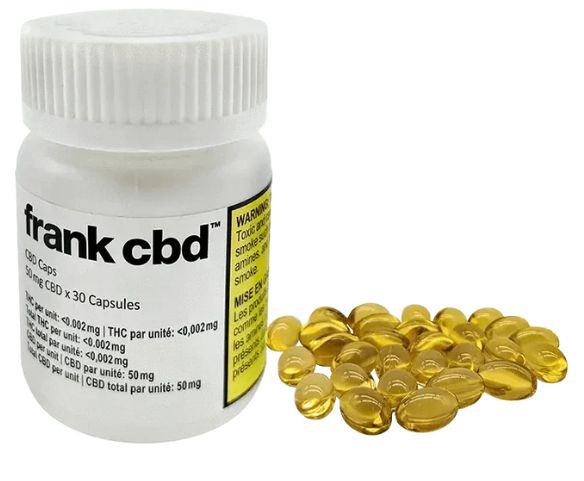 CBD 50mg,  frank cbd (30/pk) Capsules
