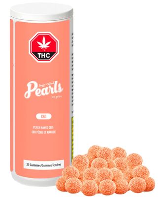 Peach Mango CBD, Pearls by gron (25/pk) Soft Chews