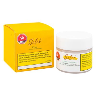 Free CBD (Cucumber Mint) , Solei (75g) Body Cream
