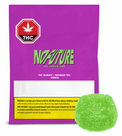 Green Indica THC 10mg, No Future (1/pk) Soft Chew Green Indica THC 10mg, No Future (1/pk) Soft Chew