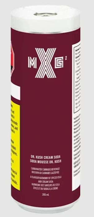Dr. Kush Cream Soda, XMG (355ml) Soda