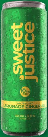 Lemonade Ginger Ale (10THC+10CBG) (355ml) Beverage, Sweet Justice Lemonade Ginger Ale (10THC+10CBG) (355ml) Beverage, Sweet Justice