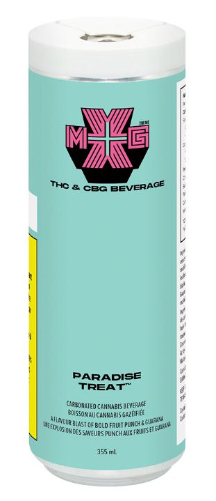 Paradise Treat (THC/CBG), XMG+  (355ml) Soda Beverage