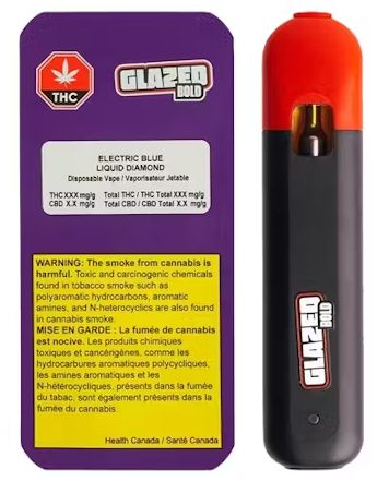 Electric Blue Liquid Diamond, BOLD GLAZED (1g) DVP