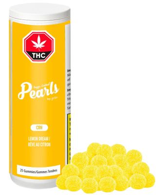 Lemon Dream CBN (25/pk) Soft Chews, Pearls by gron