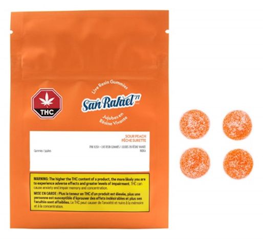 Sour Peach, San Rafael '71 (4/pk) Soft Chews