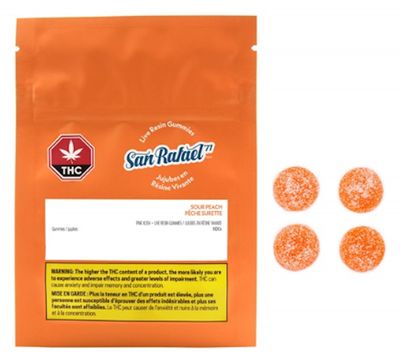 Sour Peach, San Rafael '71 (4/pk) Soft Chews