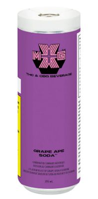 GRAPE APE SODA (THC/CBG), XMG Plus (355ml) Sparkling Beverages