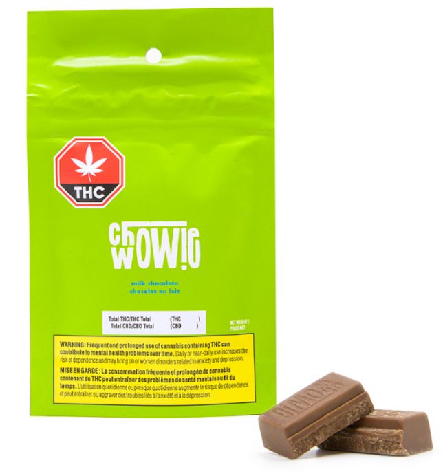 THC Milk Chocolate, Chowie Wowie (1/pk) Chocolate