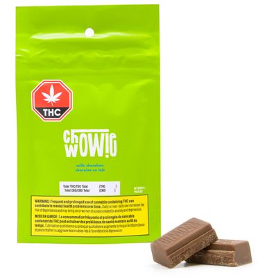 THC Milk Chocolate, Chowie Wowie (1/pk) Chocolate