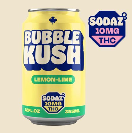 Lemon-Lime, Bubble Kush (355mL) Soda Lemon-Lime, Bubble Kush (355mL) Soda