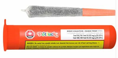 Orange Twist, Potluck (1x0.5g) Infused Pre-Roll
