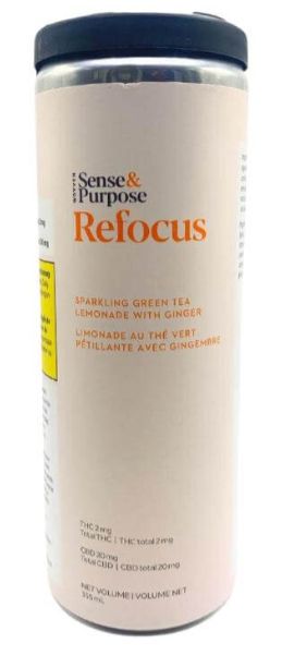 Refocus, Sense & Purpose (355mL) Sparkling Beverage
