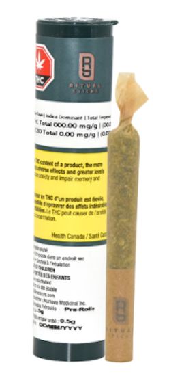 Blue Pave, Ritual Sticks  (3x0.5g) Pre-Rolls