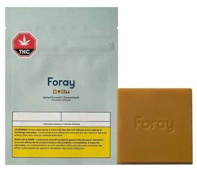 Salted Caramel Chocolate Square, Foray (10g) Chocolate