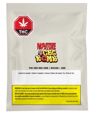 CBG Bomb (50mg) - The CBG Red One, No Future (1/pk) Soft Chew