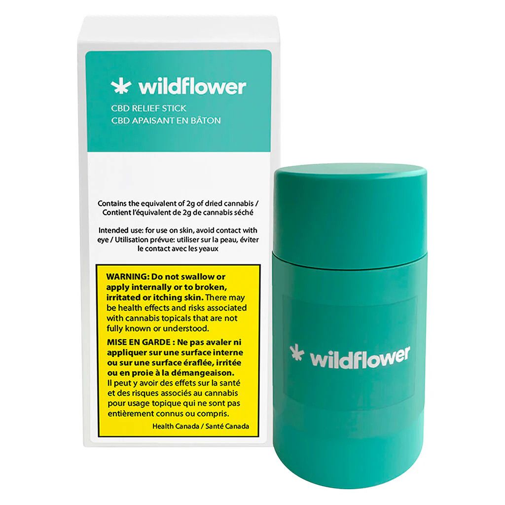 CBD Extra Strength Relief Stick, Wildflower (900mg) Roller