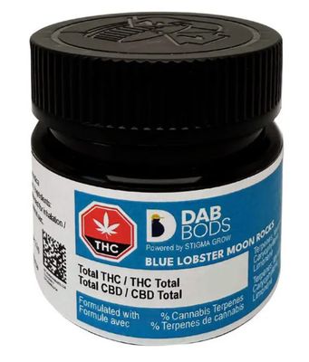 Blueberry Moon Rocks , Dab Bods (2g)