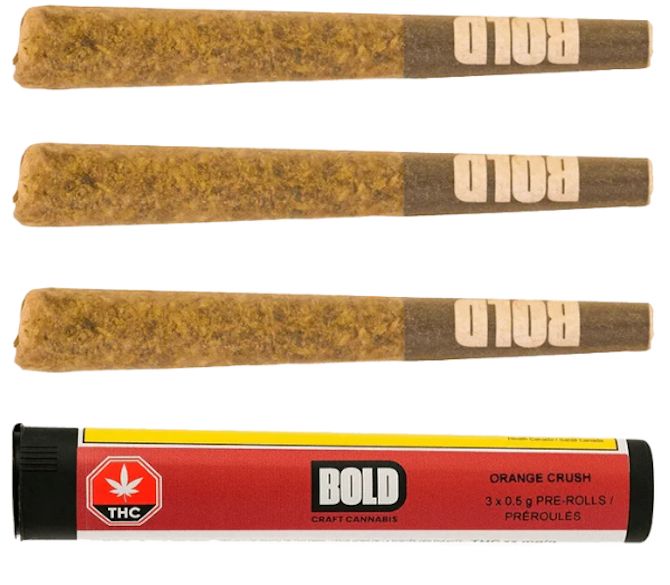 Orange Crush, BOLD (3x0.5g) Pre-Rolls