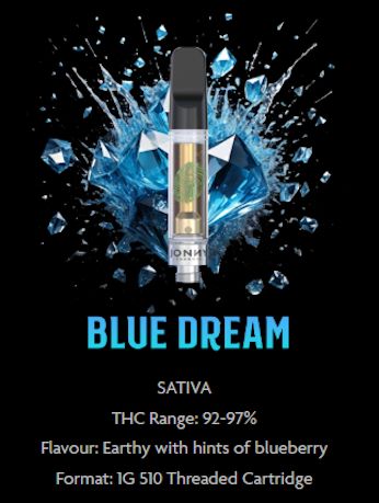 Blue Dream Liquid Diamonds (1g) PVC, Jonny Chronic