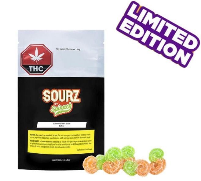 Caramel Green Apple, SOURZ by Spinach (5pk) Soft Chews Caramel Green Apple, SOURZ by Spinach (5pk) Soft Chews