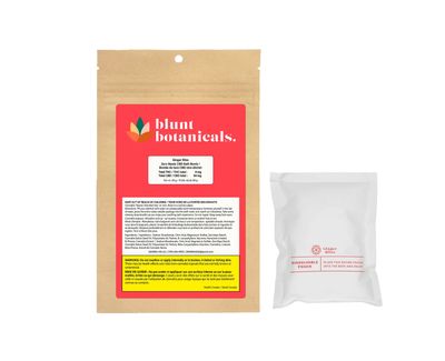 Ginger Bliss Holiday Bath Bomb CBD 50mg, Blunt Botanicals (90g)