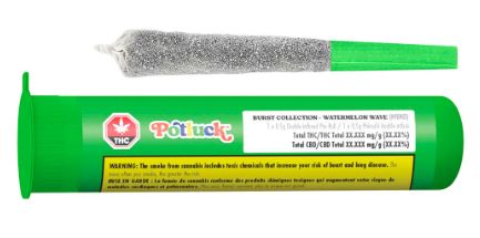 Watermelon Wave, Potluck (1x0.5g) Infused Pre-Roll