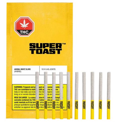 Animal Mintz Slims (10x0.4g) Pre-Rolls, Super Toast