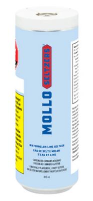 Watermelon Lime Seltzer, Mollo Seltzers (355ml) Sparkling Beverage